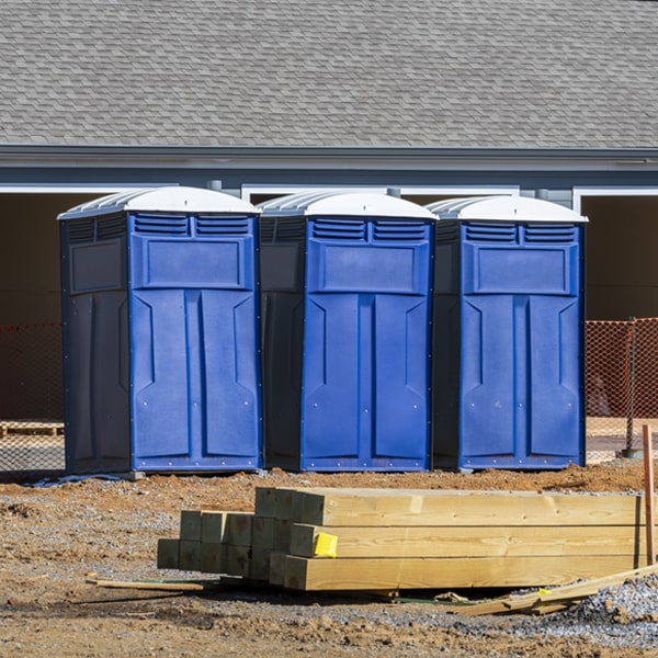 what is the maximum capacity for a single porta potty in Stout